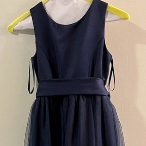 Formal / Flower Girl Dress (David's Bridal) marine / navy blue - youth size 10